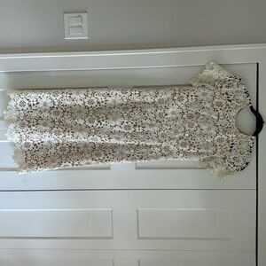 White detailed dress